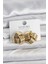Pirinç Sarmal Gold Renk Kadın Küpe - Lisinya 1