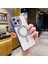 Apple iPhone 15 Pro Max Uyumlu Taşlı Magsafe Şarj Özellikli Kamera Korumalı Simli Kılıf 1