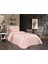 Linear Tek Kişilik Yatak Örtüsü Pudra 1