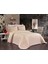 Mine Çift Kişilik Yatak Örtüsü Cappuccino 1