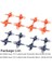 Emax Avan Tınyhawk Thertlemode Pervane Için 16PCS 40MM 4-Blade 1.5mm Delik, 0802 Motor Kapalı Fpv Yarış Drone Için (Yurt Dışından) 2