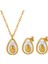 YUANYINGP261 Altın Avokado Şeklinde Kadın Takı Seti (Yurt Dışından) 1