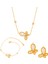 YUANYINGTXP046 Altın Işlemeli Deniz Kabuğu Kelebek Kolye Kadın Takı Seti (Yurt Dışından) 1