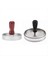 12CM Yuvarlak Burger Pres Hamburger Maker Alaşımlı Hamburger Kalıpları Form Pres Alüminyum Et Sesle Araçlar (Yurt Dışından) 2