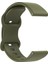Evrensel 18 mm Düz Renkli Silikon Kayış Şeklinde Tokalı Akıllı Saat Kordonu - Ordu Yeşili (Yurt Dışından) 3