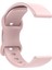 Evrensel 18 mm Düz Renkli Silikon Kayış Şeklinde Tokalı Akıllı Saat Bandı - Pembe (Yurt Dışından) 3