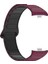 Xiaomi Akıllı Bileklik 9 Pro/akıllı Bileklik 8 Pro/redmi Watch 4 Manyetik Saat Kayışı Için Silikon Bant - Şarap Kırmızısı + Siyah (Yurt Dışından) 4
