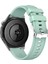 Xiaomi Watch S4 Sport/redmi Watch 5 Active Saat Bandı Için Gümüş Tokalı 22 mm Silikon Kayış - Yeşil (Yurt Dışından) 1
