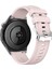 Xiaomi Watch S4 Sport/redmi Watch 5 Active Saat Bandı Için Gümüş Tokalı 22 mm Silikon Kayış - Pembe (Yurt Dışından) 1