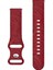 Carven Desenli Silikon Bileklik Kayışı Evrensel Akıllı Bileklik Bandı 20MM - Kırmızı (Yurt Dışından) 1