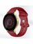 Carven Desenli Silikon Bileklik Kayışı Evrensel Akıllı Bileklik Bandı 20MM - Kırmızı (Yurt Dışından) 3