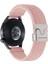 22 mm Evrensel Bileklik Paraşüt Tokalı Naylon Örgülü Akıllı Saat Kayışı - Pembe (Yurt Dışından) 1