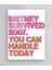 Britney Survived 2007 - Britney 2007'I Atlattıysa Sen De Yaparsın Metal Tablo Model 1 2
