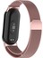 Xiaomi Akıllı Bileklik 9 Nfc/9/8 Nfc/8 Metal Saat Kayışı Örgü Stili Bilek Bandı - Gül Pembesi (Yurt Dışından) 1