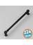 Mobilya Çekmece Mutfak Dolabı Dolap Kulpları Kulb 22.4 cm 224 mm Çizgili Siyah Metal Kulp 1