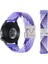 22 mm Evrensel Bileklik Paraşüt Tokalı Naylon Örgülü Akıllı Saat Kayışı - Renkli Mor (Yurt Dışından) 5