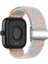 Xiaomi Akıllı Bileklik 8 Pro/redmi Watch 4 Döngülü Kayış Manyetik Tokalı Dokuma Saat Kayışı - Mavi + Pembe (Yurt Dışından) 1