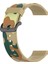 Xiaomi Haylou Solar LS05 Için 22 mm Kamuflaj Epoksi Akıllı Saat Kayışı - Kamuflaj Haki (Yurt Dışından) 1
