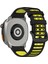 Xiaomi Watch S4/keep Watch Pilot 1 Watchband 22 mm Çift Renkli Silikon Kayış - Siyah/limon (Yurt Dışından) 1