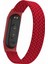 Xiaomi Mi Band 5/4/3-Kırmızı Için Elastik Naylon Bileklik Saat Kayışı [boyut: M] (Yurt Dışından) 1