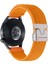 20 mm Evrensel Bileklik Paraşüt Tokalı Naylon Örgülü Akıllı Saat Kayışı - Turuncu (Yurt Dışından) 1