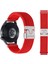 20 mm Evrensel Bileklik Paraşüt Tokalı Naylon Örgülü Akıllı Saat Kayışı - Kırmızı (Yurt Dışından) 5
