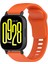 Xiaomi Redmi Watch 5 Active/watch 5 Lite Yedek Kayış Yumuşak Silikon Saat Kayışı - Turuncu (Yurt Dışından) 3