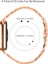 Xiaomi Akıllı Bileklik 8 Pro Paslanmaz Çelik Saat Kayışı Yedek Bilek Bandı - Gül Altın (Yurt Dışından) 2