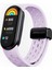 Xiaomi Akıllı Bileklik 9 Nfc/band 9/band 8 Içi Boş Nefes Alabilir Manyetik Tokalı Kayış - Açık Mor Silikon Saat Kayışı (Yurt Dışından) 5