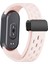 Xiaomi Akıllı Bileklik 9 Nfc/band 9/band 8 Içi Boş Nefes Alabilir Manyetik Tokalı Kayış - Açık Pembe Silikon Saat Kayışı (Yurt Dışından) 1