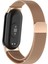 Xiaomi Akıllı Bileklik 8/8 Nfc/9 Nfc/9 Metal Saat Kayışı Örgü Stili Bilek Bandı - Gül Altını (Yurt Dışından) 1