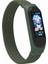 Xiaomi Mi Band 5/4/3 Için Elastik Naylon Bileklik Saat Kayışı [boyut: M] - Koyu Yeşil (Yurt Dışından) 3
