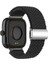 Xiaomi Akıllı Bileklik 8 Pro/redmi Watch 4 Döngülü Kayış Manyetik Tokalı Dokuma Saat Kayışı - Siyah (Yurt Dışından) 1