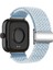 Xiaomi Akıllı Bileklik 8 Pro/redmi Watch 4 Döngülü Kayış Manyetik Tokalı Dokuma Saat Kayışı - Sis Mavisi (Yurt Dışından) 1