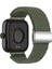 Xiaomi Akıllı Bileklik 8 Pro/redmi Watch 4 Döngülü Kayış Manyetik Tokalı Dokuma Saat Kayışı - Koyu Zeytin Yeşili (Yurt Dışından) 1