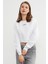 3 Iplik Ayıcık Nakışlı Crop Sweatshirt 2