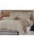 Brode Daisy Çift Kişilik %100 Pamuk Nevresim Seti Bej 1