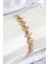 Pirinç Zirkon Taşlı Kalp Model Gold Renk Kadın Bileklik - TJ-BB7562 1