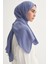 Şantuk Çift Taraflı Ipekli Şal Kot Mavi 1