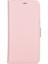 Apple iPhone 13 Uyumlu Deri Cüzdanlı Kılıf Toz Pembe 2