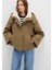 Suni Kürk Detaylı Kapüşonlu Haki Parka 1110759-71816 3