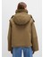 Suni Kürk Detaylı Kapüşonlu Haki Parka 1110759-71816 5