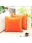 2'li Ponponlu Kırlent Kılıf Seti - Turuncu - 40 x 40 1