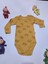 Kız Erkek Çocuk Bebek Uzun Kollu Çıtçıtlı Body-Badi %100 Pamuk 3.5-4-5-6 Yaş 3