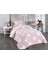 Star Tek Kişilik Yatak Örtüsü Pudra 2