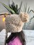 Kız Çocuk Uzun Ponponlu Kulağı Kapatan Bere Peluş Puf Puf Yumuşacık Camel (Açık Taba) 4