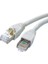 CAT620BF 20 Metre Cat6 RJ45 Lan Kablosu Uçları Hazır Takılı 100/1000 Mbps Bilgisayar Modem Internet Ethernet Kablosu (Beyaz, 20 Metre) 1