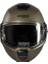 N120-1 Classico Mobile Çenesi Arkaya Açılan Motosiklet Kaskı Mat Kahverengi 315 Xl 3