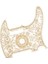 Kolay Kurulum Performans Aksesuarlarıyla Şık Telecaster Için Gitar Pickguard (GQ233 Beyaz Oymalı) 2