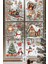 Christmas Yılbaşı Cam Sticker Seti 60+ Parça – Çift Taraflı Baskı, Suya Dayanıklı, Kar Tanesi & Noel Dekoru 1